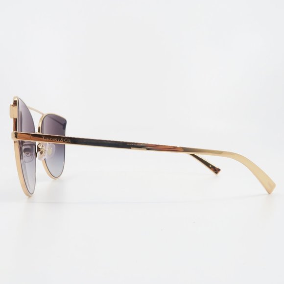 Tiffany & Co. TF3064 6105 Rubedo Gold Sunglasses - Picture 4 of 8